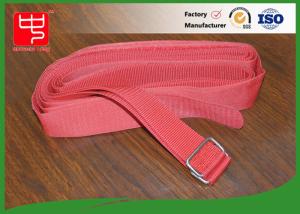 Quality High Tenacity Nylon Webbing Straps / Cinch Straps With Metal Buckle wholesale
