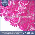2016 51-52" embroidery High quality high end lace fabric wholesale for makiing