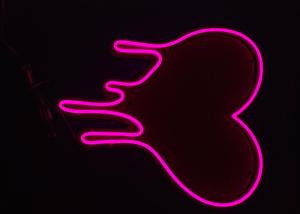 Quality Vasten pink melt heart neon sign 12V silica gel led neon sign wholesale