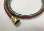 Portable Garden PVC Hose Non Toxic With Copper Brass Joint / Metal Fittings