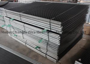 Quality Double Crimp Screen Spring Steel 4mm Square Weave Wire Mesh wholesale