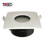 Recessed 84mm Waterproof IP65 Downlight Sand White For Shower Room
