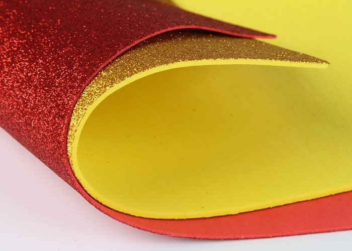 Fresh Eco - Friendly Glitter Foam Sheets , Shockproof Glitter Craft Foam Sheets