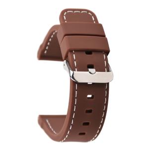 Quality Anti sweat Mens Rubber Watch Bands , 24mm Silicone Watch Bands wholesale