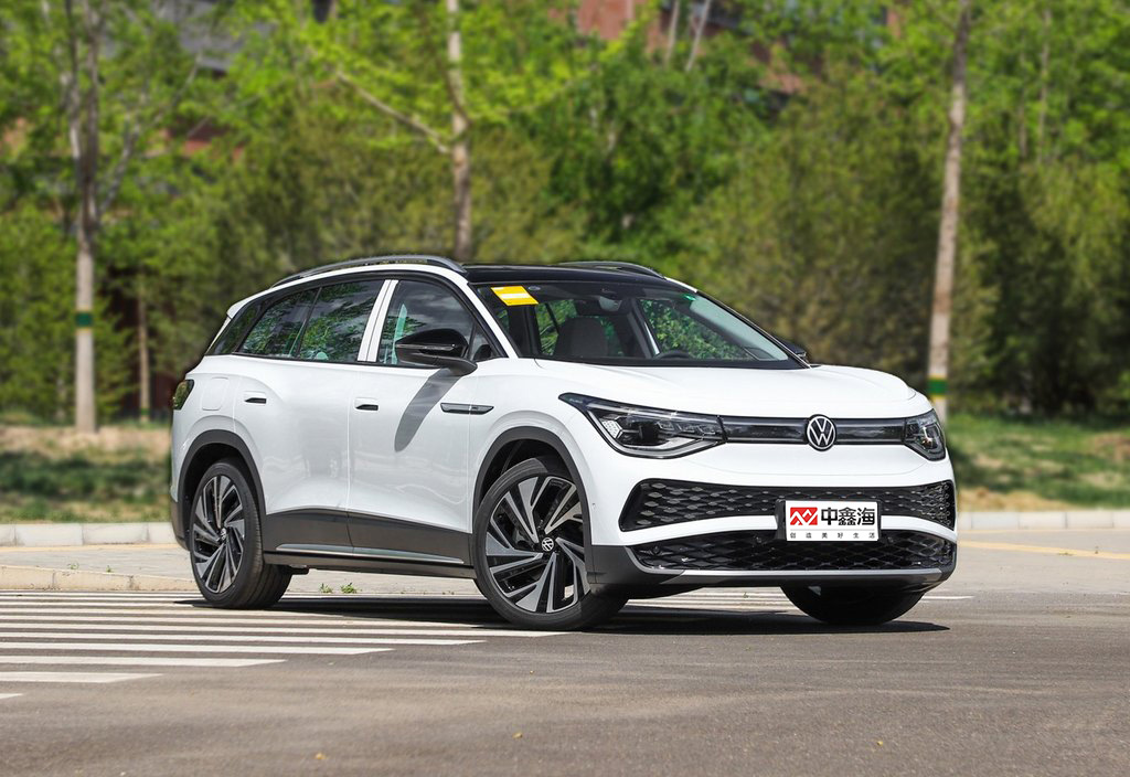VW id6x 4wd Electric vehicle single speed gearbox Single motor ev drive system electro suv 7 seater car and suv used cars