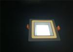 Yellow Edge Coloured LED Downlights 6W + 3W Warm White Recessed Mounting