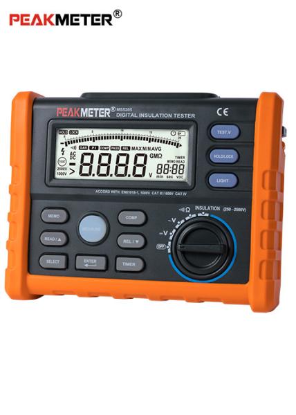 Cheap Black Digital Insulation Resistance Tester Analogue And Digital Multimete Measurement for sale