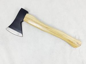 Quality 600G Size Natural color Hickory Handle Forged Carbon Steel Axe For Axe Throwing Camping And Outdoor Activities wholesale