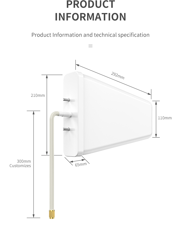 600-2700mhz LDPA Antenna High Gain Dual Band Mobile External GSM Antenna for Versatile