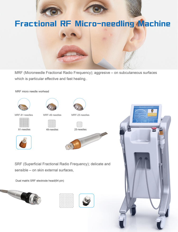 2018 latest bottom price beauty salon use wrinkle removal vertical microneedl fractional rf