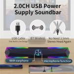 Blue Tooth Home Theater System Stereo Sound Bar for MP3 MP4 DVD Player TV Box