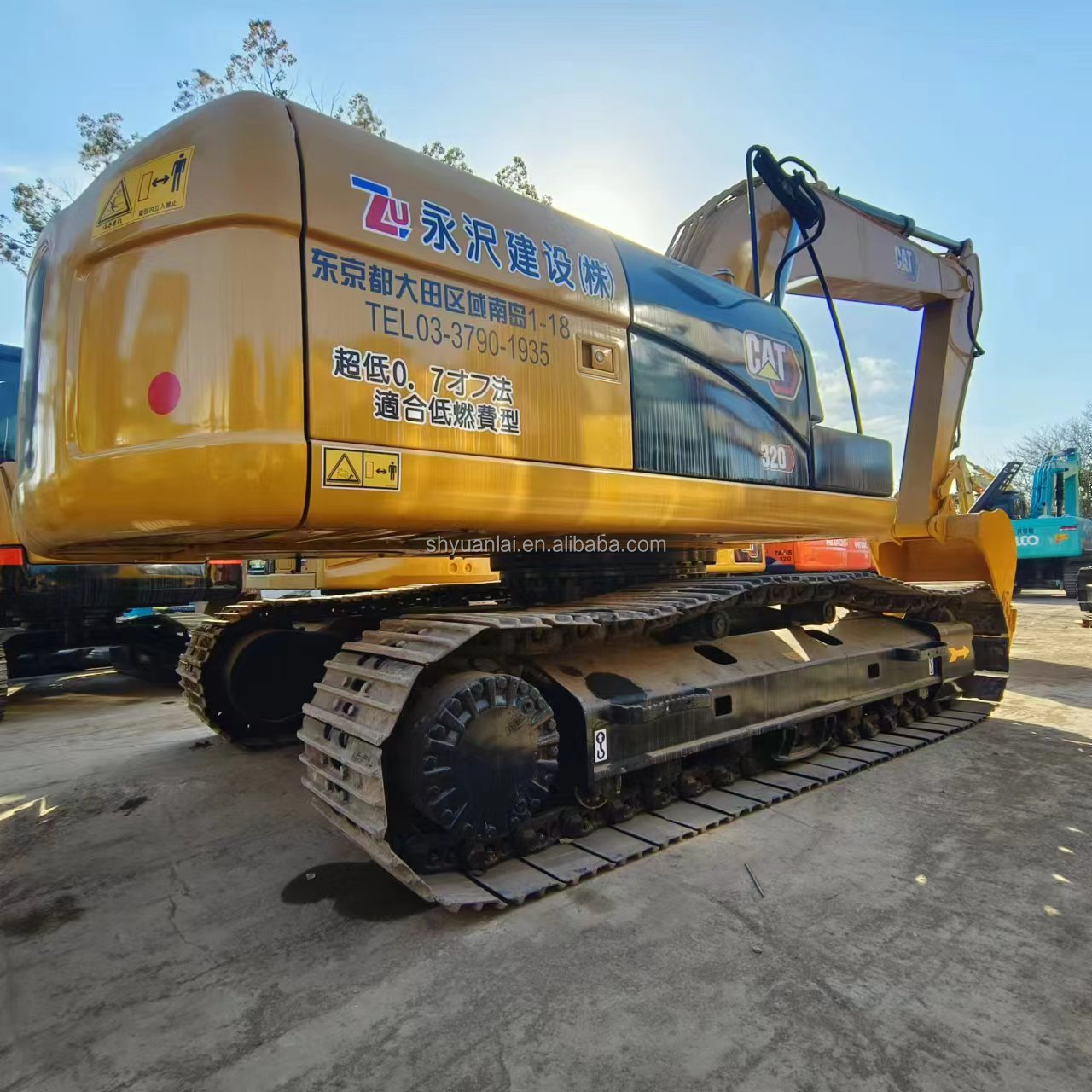 Used Japan original excavator used CAT 320 320D 320DL excavator Caterpillar 320d Crawler Excavator machine