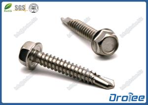 Quality DIN 7504 Stainless Steel 316 Hex Washer Head Self Drilling Screw 4.2 x 22mm wholesale