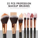 High quality Wood Handle Makeup Brushes Fan Brush best make up brush