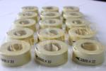 Light Yellow Cigarette Machine Parts , Kevlar Fiber Garniture Tape