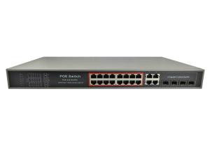 Quality POE-S4416GFBC (16FE+4GE Combo) 16 Port 100Mbps IEEE802.3af/at PoE Switch 350W Built-in Power Supply (Newly Developed) wholesale