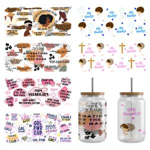 Quality Non Toxic Easter Holiday UV DTF Tumbler Wraps Heat Resistant wholesale