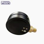 KPa low pressure gauge WYYW 4 inch 100mm black steel case bottom entry bellows