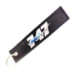 Military 747 Embroidered Key Fob - High-Density Fabric with Travel-Friendly