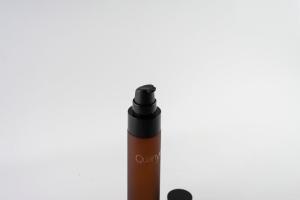 Quality Eco Friendly Amber Cosmetic Bottles With LOGO Printing And Label Stick wholesale