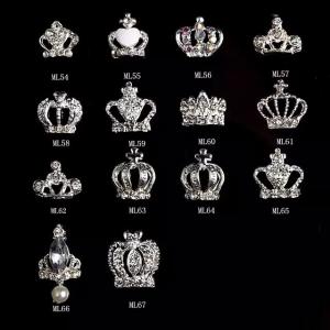 Quality Hot NEW Wholesale nail art Jewelry 3D Nail Art Jewelry Nail rhinestones Sticker Supplier Number ML54-67 wholesale