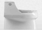 Modern round one piece toilet 250mm 300mm single side flush