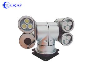 Quality CMOS Sensor Vehicle Mounted Cctv Cameras IP66 Aluminum Alloy Pan Range 360° Roof Trailer wholesale