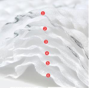 Quality 40S Thick Crepe 260GSM Soft Gauze Fabric For Baby Sleeping Clothing wholesale