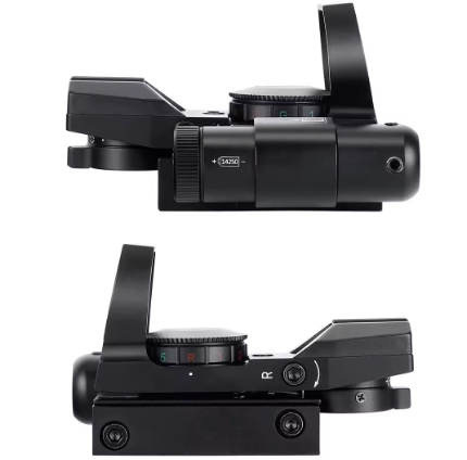 Aluminium Alloy Red Dot Sight with Red Laser 1x22x33 Red and Green Illumination Combo