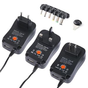 Quality 30W Power Supply Universal Adapter Adjustable AC To DC 3V/4.5V/6V/7.5V/9V/12V 1.5A Universal Charger Adapter wholesale