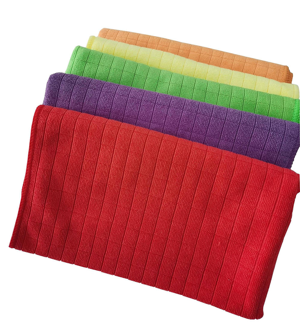 Super Soft Microfiber Weft Car Wash Towel Floor Cleaning Cloth 50x70 Cm