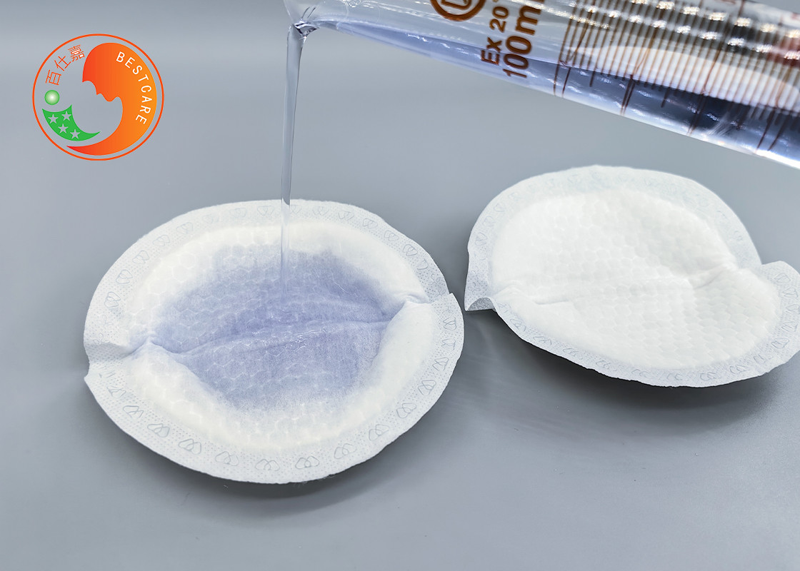 Round Shape Hygiene Disposable Breast Pads High Absorbing Customizable