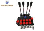 Professional 4 Way Hydraulic Control Valve / Monoblock Valve 80LPM for