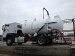 LHD SINOTRUCK HOWO 4X2 8tires 10M3 Sewage Sunction Trucks 266HP EUROII With