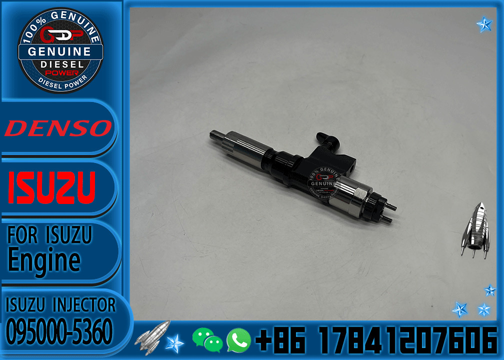 Common Rail Fuel Injector 095000-5360 095000-5361 8-97602803-0 8-97602803-1 for Isuzu 7.8L 6HK1 for denso