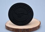 Woven Fabric Heat Transfer Labels Embossed Logo For Clothing