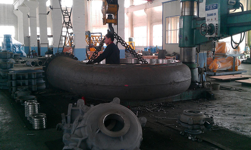 Anti - Abrasive Gravel Suction Pump For River / Marine Ship Single Stage