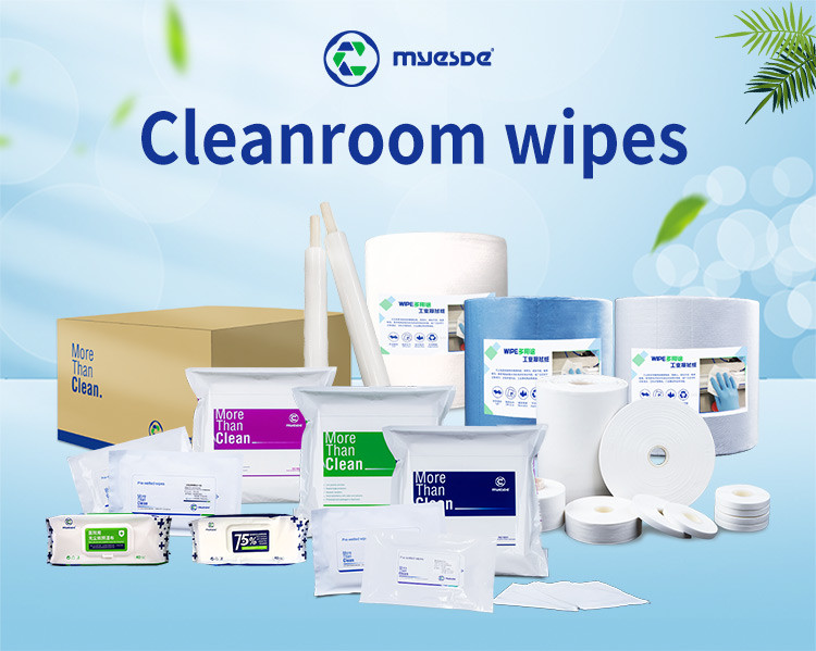 165g 9 Inch Electronics Cleaning Wipes 100pcs Lint Free 100% Polyester Wipes