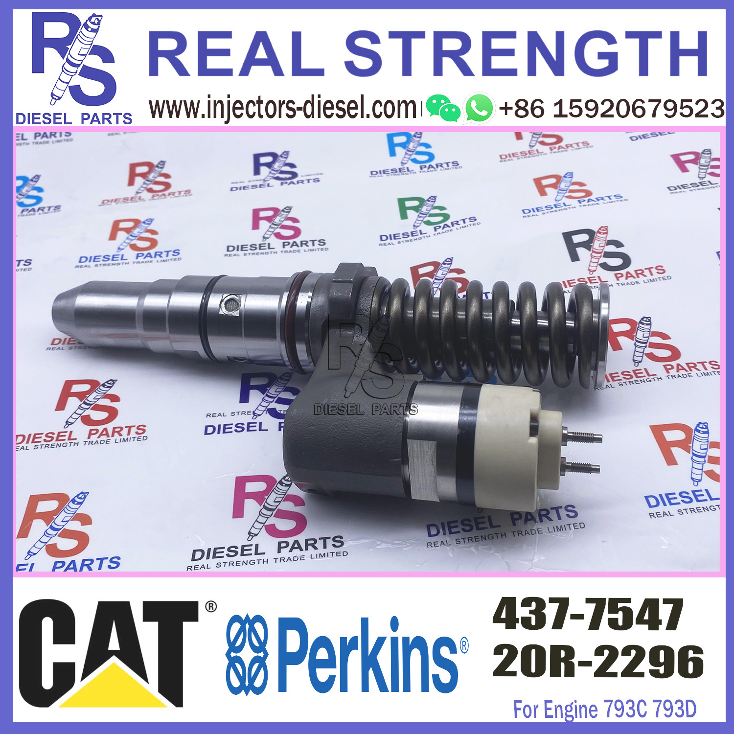 nozzle 376-0509 437-7547 20R-2296 diesel fuel injection common rail injector