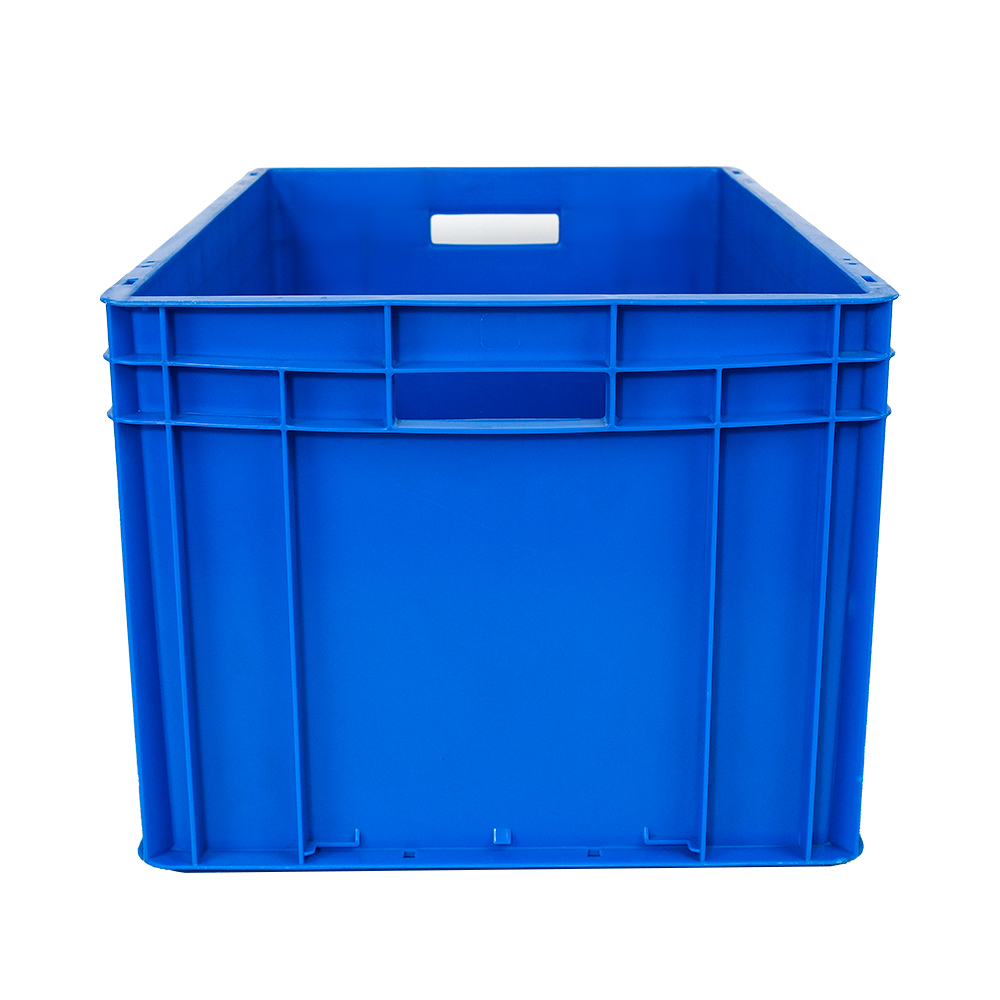 PP Stackable Supermarket Plastic Logistics Crate for Food Grade Moving Box Turnover
