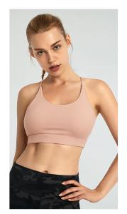 Quality wear resistance Paded Womens Sports Bra Binding Straps Back wholesale