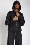 Wholesale Mens 100% Cotton Plain Unisex Heavy Weight Full Zip up Hoodie Custom