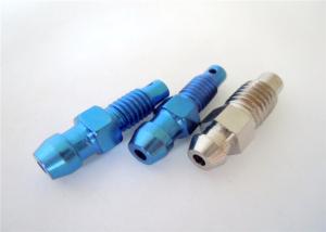 Quality Race Motorcycle CNC Titanium Parts Alloy Rainbow Bleed Nipple Screws M10 X 1.0 wholesale