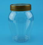 600Ml Square Plastic Storage Bins Screw On Lid Sealing 67MM Caliber 38G