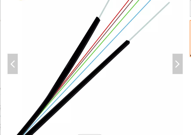 GJXH FTTH Drop Cable LSZH Jacket 1 Core 2 Core G657A FTTH Drop Fiber Cable