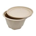 Eco Friendly Compostable Sugarcane Bagasse 750ml Takeaway Bowls With Lids