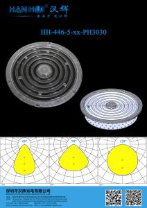 Quality 2835LEDs High Bay Light Lens PC Material 60°/90°/120° Available With Flat Cover φ184mm wholesale