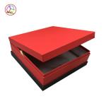 Square Perfume Packaging Boxes / Perfume Bottle Box Red Color