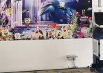 1080*1440dpi 2.5m Height 6m Length Wall Inkjet Printer