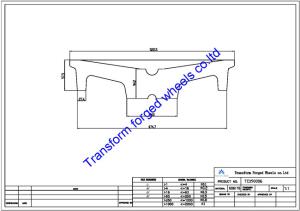 Quality TC190006 19 inch forged center disk blanks wholesale
